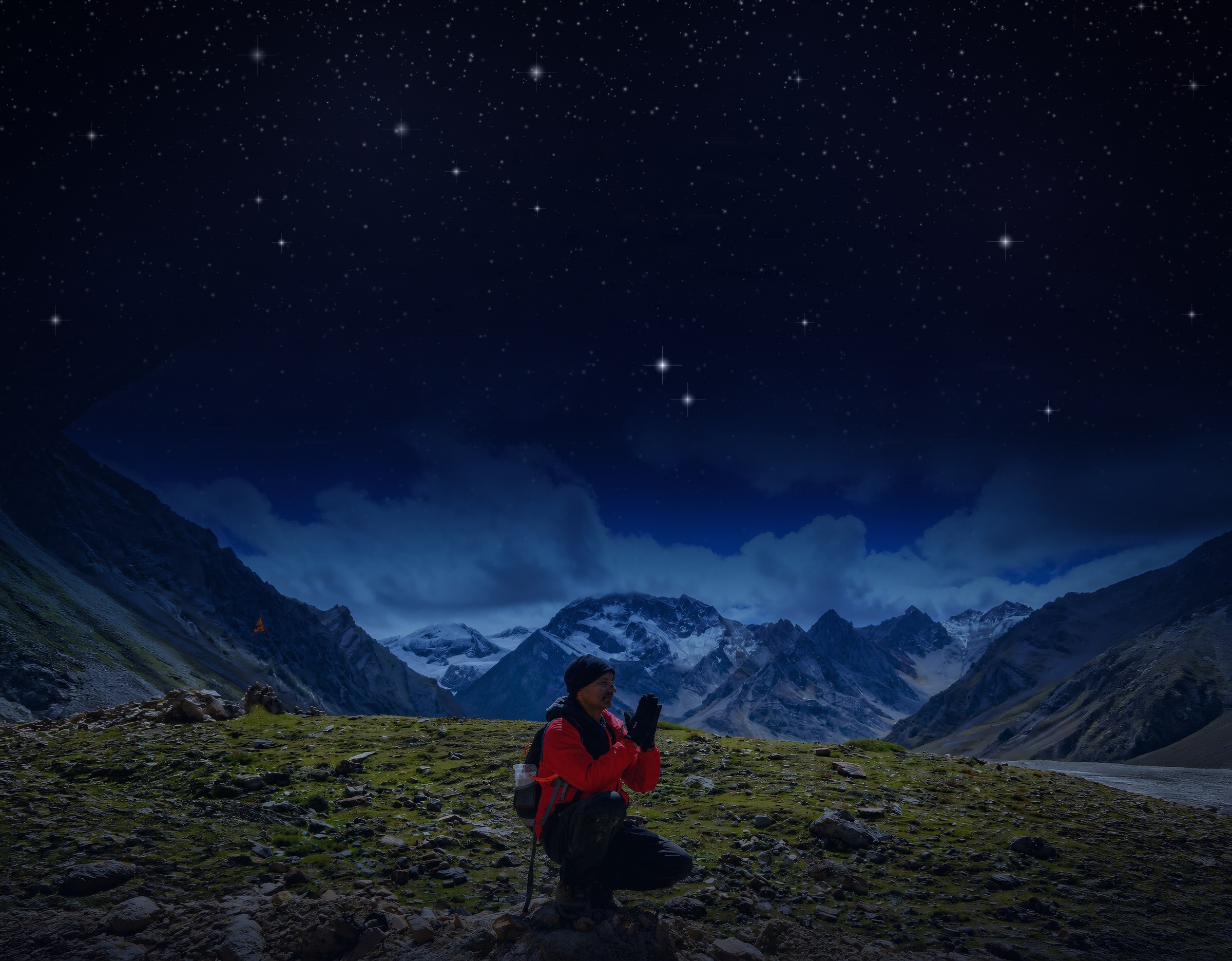 The Stork Life — starry cosmos